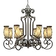 Minka Lavery 8 Lt Chandelier Deep Flax Bronze