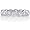 Sterling Silver Ring Round Bezel Cubic Zirconia CZ Eternity Band - Women's Engagement Wedding Band Ring Size 5