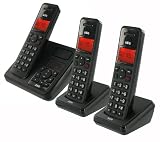 Produkt-Bild: AEG TAEG1435GE  Eole Trio DECT Systemtelefon mit Freisprechfunktion schwarz
