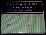 New Tommy Hilfiger Christina Flamingo Twin Fitted Sheet