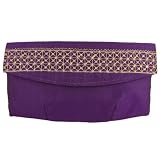 Handmade Gifts Women Clutch Handbags Viscose Fabric Embroideryby ShalinIndia