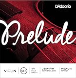 D'Addario Prelude Violin String Set, 4/4 Scale, Medium Tension