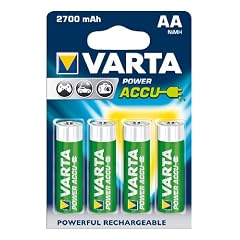 Varta Power Accu NiMH Akku AA Mignon 2700 mAh 4er Pack