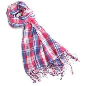 French Connection Men's Crinkled Scarf