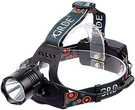 Bright Headlamps,FirstRank 2000 Lumens 4 Modes CREE XM-L T6 Bulb LED Flashlight , Hands-free Headlamp Headlight , Waterproof Rechargeable Head Lamp Light Sets for Cycling Running Hiking Camping Hunting Fishing (With 2 x Batteries and US AC Charger and Car Charger and USB Cable)