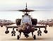 AH-64 Apache Helicopter (On Ground) Art Poster Print - 16 X 20