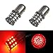 JDM ASTAR AX-2835 Chipsets 1157 2057 2357 7528 LED Bulbs For Brake Lights Tail lights Turn Signal, Brilliant Red