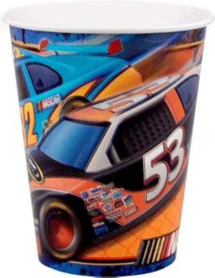 Lets Party By Hallmark NASCAR Full Throttle 9 oz. Cups