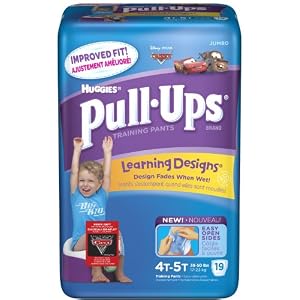Huggies Pull-Ups Learning Designs Training Pants for Boys – Jumbo Pack 4T-5T Boy 34-50 lbs — size: