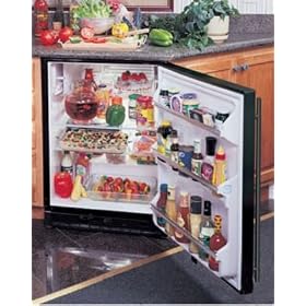 Marvel: 61ARMBBFR 24'' Built-in All-Refrigerator with 6.1 cu. ft. Capacity, 2 Adjustable Tempered Gl
