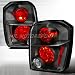 DODGE CALIBER TAIL LIGHTS BLACK