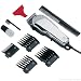 Wahl Profiline Haarschneider CHROME SUPER TAPER, Verchromter Präzisionsschneidsatz, viel Zubehör, 1 - 13mm, variable Schnittlängenverstellung