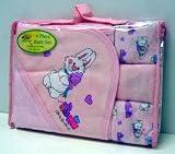 Review  GREEN / Little Suzy's Zoo 4 Piece Bath Set (3 Washcloths + 1 Hooded Towel)