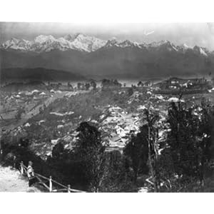 1887 Photo of Darjeeling India - View towards the Himalaya Range. Size: . Quality: Med.