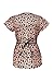 G Med Women's Mock Wrap/V Neck Printed Scrub Sets Utility