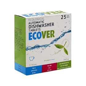 Ecover Auto Dishwasher, Tab, 18-Ounce (Pack of 12)