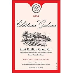 Chateau Godeau Bordeaux Saint Emilion Grand Cru Label Kitchen Towel, French oversize wine steward towel