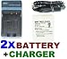 NEEWER® 2 EN-EL8 Batteries + Charger for Nikon CoolPix P1, P2, S1, S2, S3, S5 Digital Cameras