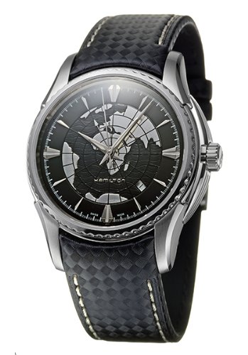 Hamilton H34655731 Aquariva Black Dial Leather Automatic Men's Watch