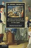 The Cambridge companion to British literature of the French Revolution in the 1790s