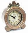 The Meridian Tarnished Copper Alarm Clock By Infinity Instruments