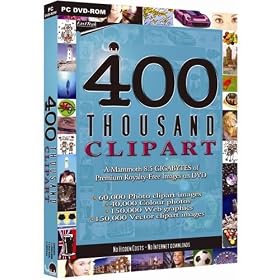 400 Thousand Clipart - A Mammoth 8.5 GIGABYTES of Preium Royalty-Free Images on DVD (Windows)