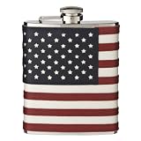 Review Simran  / Leather USA Flag Hip Flask 6 oz.