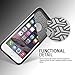 iPhone 6S Plus Case, Caseology® [Envoy Series] Premium Leather Bumper Cover [Metallic Mesh Silver] [Leather Bound] for Apple iPhone 6S Plus (2015) & iPhone 6 Plus (2014) - Metallic Mesh Silver
