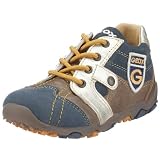 Geox B Boom Boy, Babys Babyschuhe, blau, (navy/ochreyellow C0916)
