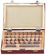 0.050"-4" GAUGE STEEL BLOCK 36-PIECE SET