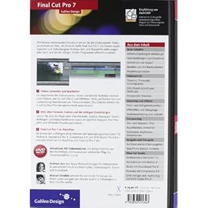 Final Cut Pro 7: Professionelle Videoproduktion mit dem neuen Final Cut Studio (Galileo De