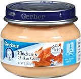 Gerber 2nd Foods Meats, Chicken & Chicken Gravy, 2.5-Ounce (Pack of 12)