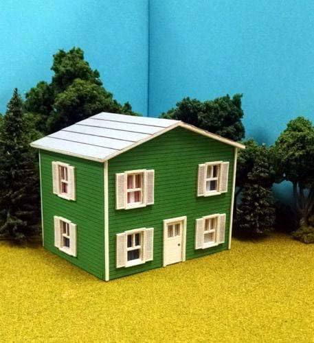 Train Time Laser HO Scale Laser Cut Oscar's House Kit