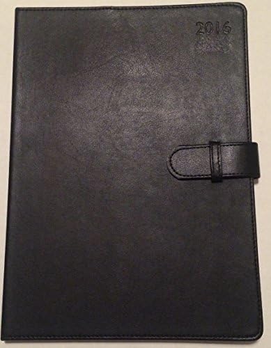 Black Gregorian 2016 Weekly Monthly Planner 10.75" X 7.75"