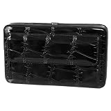 Je Veux Womens Faux Croc Print Clutch Wallet