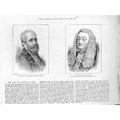 Portr�t Samual Palmer u. Gerechtigkeits-James-Antiken-Druck 18