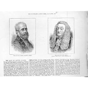 Portrait Samual Palmer et Copie 18 d'Antiquit� de James de Justice