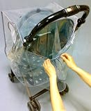 ベビーカー用レインカバー 星柄 フリーサイズ A型・B型兼