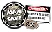 MAN CAVE Clock & What Happens in the Man Cave Sign Gift Set room Man Cave Decal included