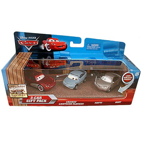 Imagen 1 de Cars 3-Car Gift Pack (Lightning McQueen, Matti, Bert)