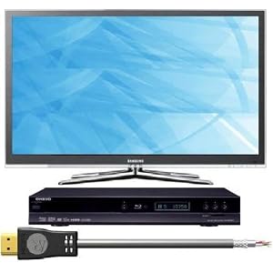 Samsung UN46C6500 LED HDTV, Acoustic Research ES85 and Onkyo DVBD507 Bundle by 