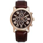 Lucien Piccard Men's 28140BRN Automatic Chronograph Watch