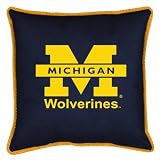 University of Michigan Wolverines Throw Bed Pillow