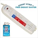 "Smart Strip LCG5 Energy Saving Power Strip with Autoswitching Technology and Modem/Coaxial Surge Protection "" Will Work Great With Your Apple iMac iBook Or Macbook Computer "" + "" FREE "" Endust Electronics Air Duster Spray"