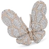 nOir Novelty Butterfly Ring Size 7