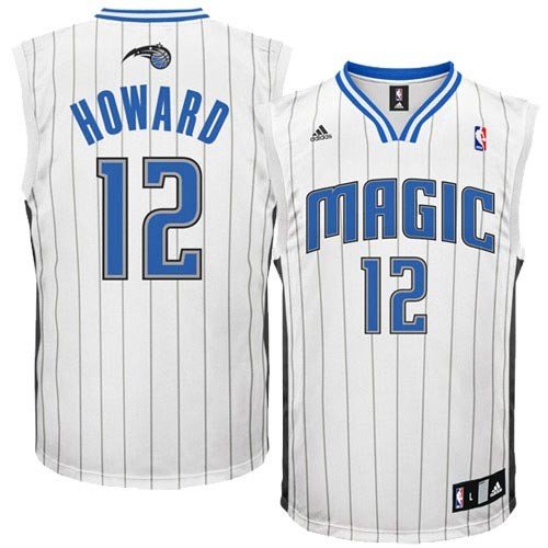 adidas Orlando Magic #12 Dwight Howard White Replica Jersey (XX-Large)
