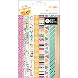 American Crafts Amy Tangerine Rise and Shine Washi Tape Notepad