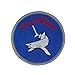 Sea World Shark Patch Travel Badge Aquatic Park Embroidered Iron On Applique