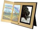 God Whispered Poem Pet Memorial Keepsake Picture Frame and Pet Loss Sympathy Gift
