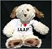 Plush Dog (Dog Tired) toy with I Love Iaap